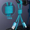 Braided Phone Chargers Cables USB C Fast Charge 3A Power Delivery 100W 480Mbps Data Transfer for Multiple Devices