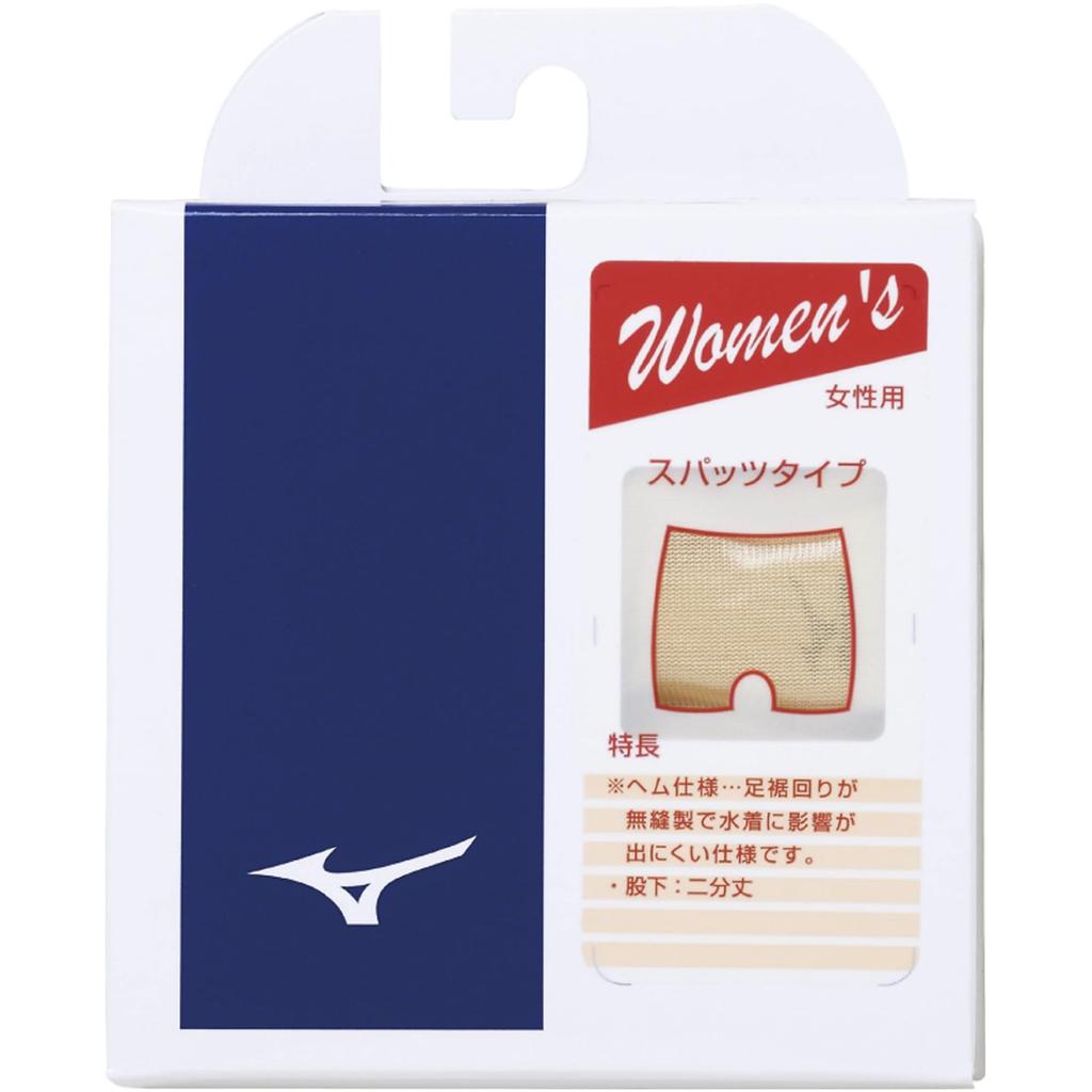 MIZUNO Swim Supporter Swimsuit Spats Beige Women's Innerwear, Type, N2JB6C0249, Size Small,