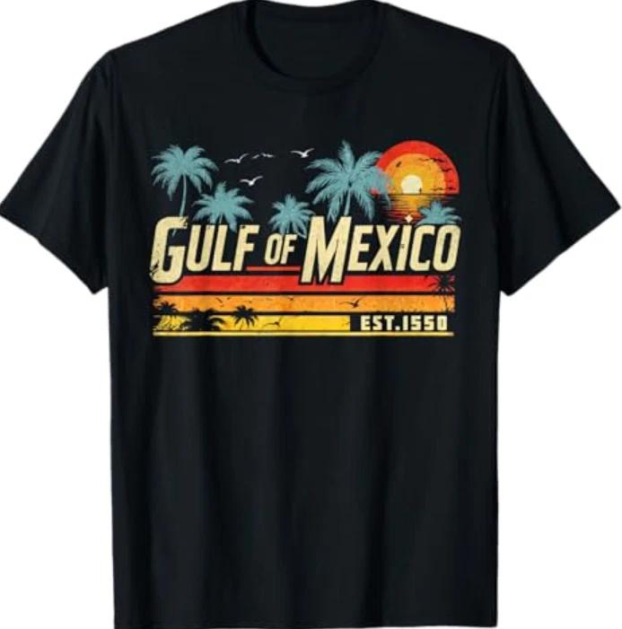 

Ретро винтажная футболка с изображением Мексиканского залива XL