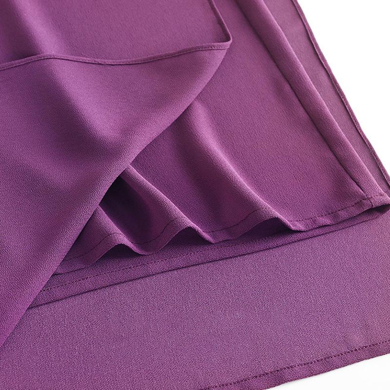 Double Pants Fashion Slit Pants Spring Summer Comfortable Elastic Waist Slim Chic Droop Pants