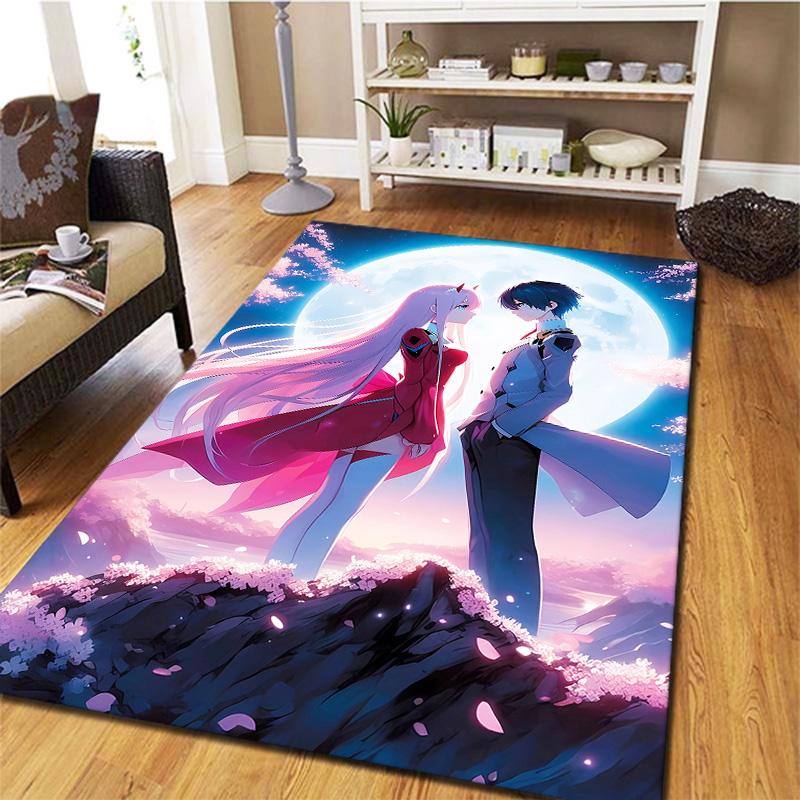 Franxx Carpet Rug For Living Room Bedroom Home Sofa Decoration Kids Play Nonslip Floor Mat