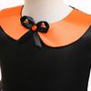 New Fancy Magic Witch Halloween Costume for Kids Bat Ghost Gothic Black Dress for Girl Carnival Party Halloween Girls Princess Dress