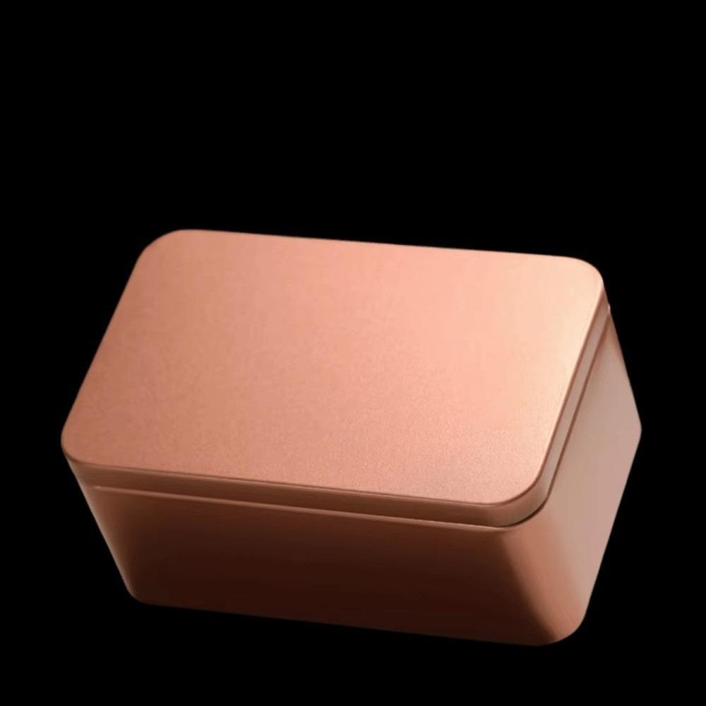 Solid Color Tea Container Square Empty Cans Gift Jars Card Box Home Storage