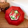 Wrexham AFC pattern, automatic folding umbrella, portable and foldable design, 8 ribs, a Christmas or birthday gift.