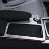 Car Styling Interior Stainless Steel Sticker Water Cup Holder Panel Decoration Trim for Mercedes Benz C Class W204 2008-2014 RHD