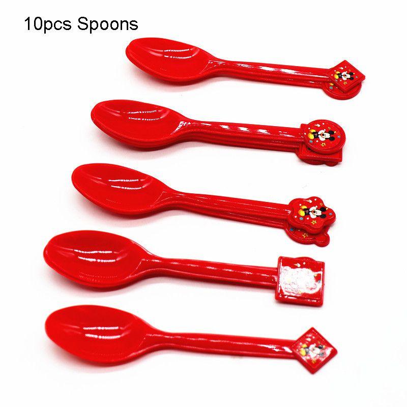 Theme Mouse Cartoon Party Supplies Decoration Red Birthday Party Decor