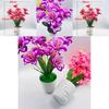 Artificial Orchid Flower Decor With Plastic Craft For Home And Office Settings