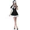 Christmas Costume Accessories Set with Christmas Dress Christmas Hat and Shawl Women Christmas Santa Dress up Outfits
