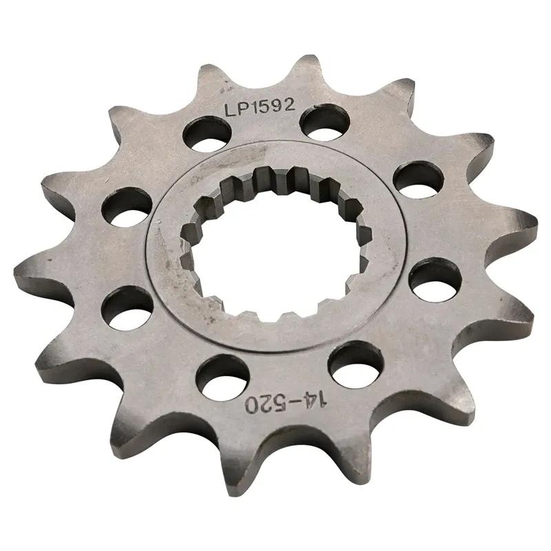 

520 14T Motorcycle Front Sprocket Pinion For Yamaha ATV YFZ450R 2009- YFZ450X 2010-2011 YFM700R Raptor 2006-