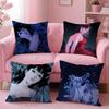 Perfects B-Blues Anime Cushion Cover Comfortable Reversible Pillow Cover Ideal For Car Sofa Bedroom & Beyond
