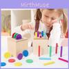 Wooden Shape Sorting Bucket For Toddler Cognitive Development