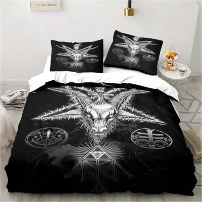 Satanic Satan Devil Povlečení Chlapci Dívčí Dvojčata Queen Velikost Přikrývka Povlečení Polštář Dětská Móda pro dospělé Domácí Textilextile