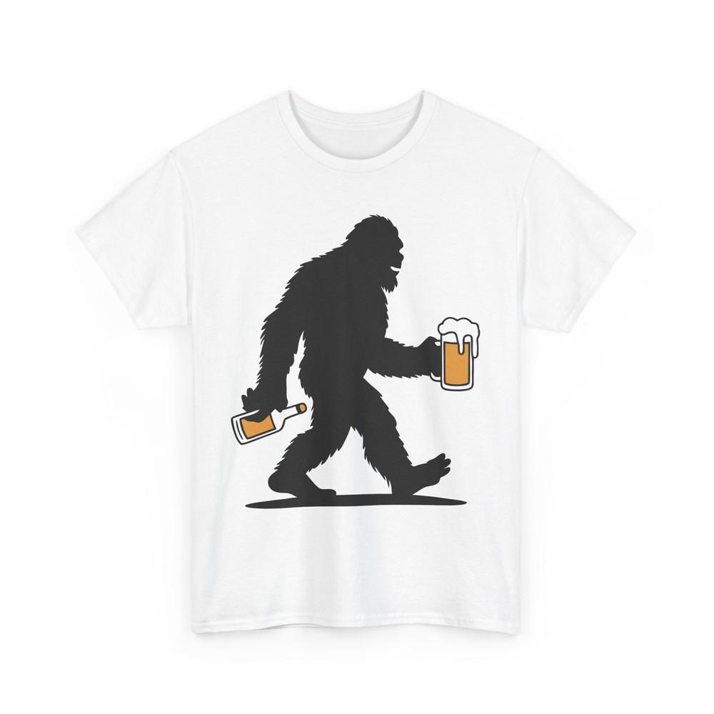 Coffee T-Shirt | Funny Caffeine Shirt | Espresso Vibes Tee Bigfoot-Silhouette