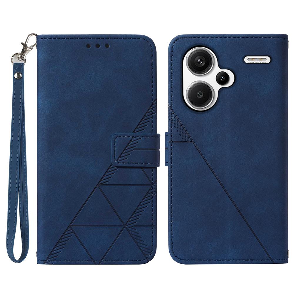 For Xiaomi Redmi Note 13 Pro+ 5G Leather Case with Hand Strap Wallet Stand Phone Cover
