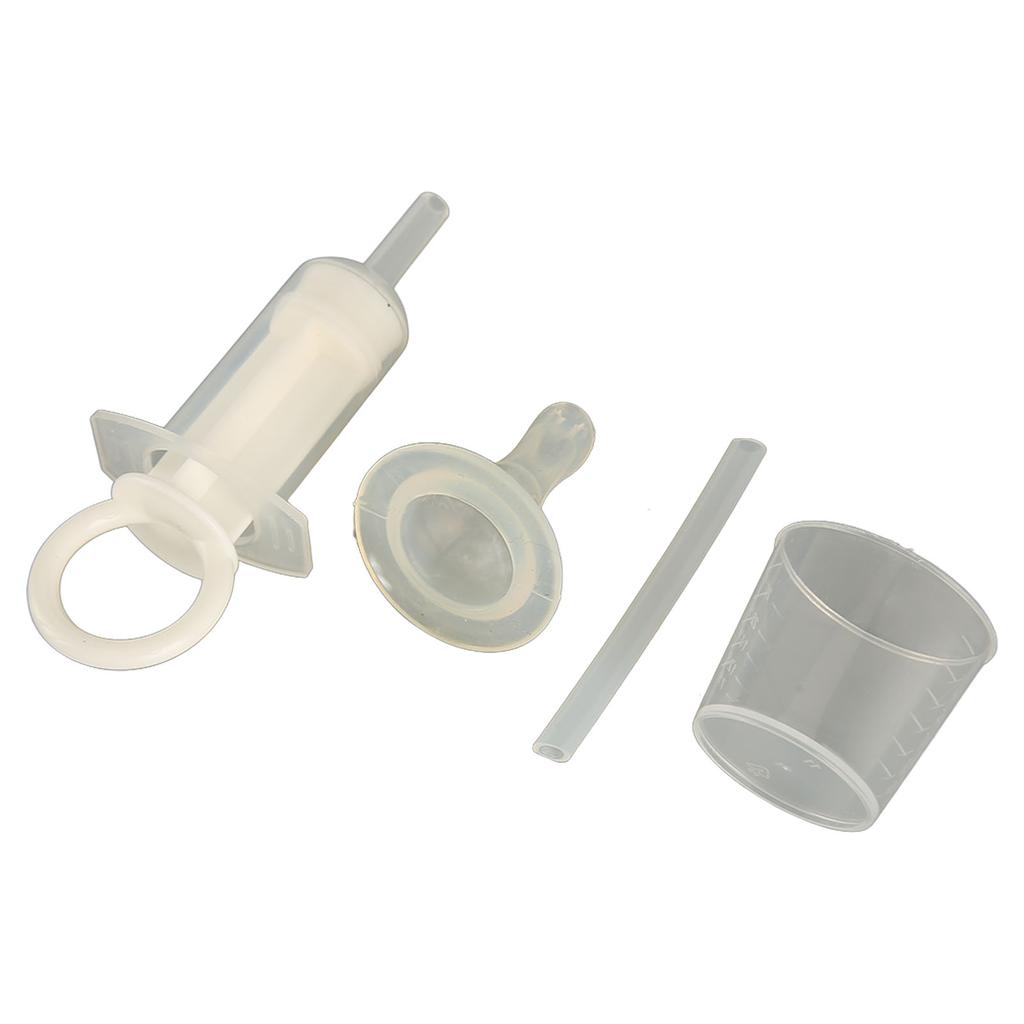 Pet Feeding Syringe Soft Tip Small Portable Silicone Pet Liquid Feeding Kit for Nursing Puppies