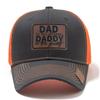 Casual Wear DADDY Trucker Hat Lether Patch Net Baseball Cap Sun Hat DAD Snapback Cap  Men & Women