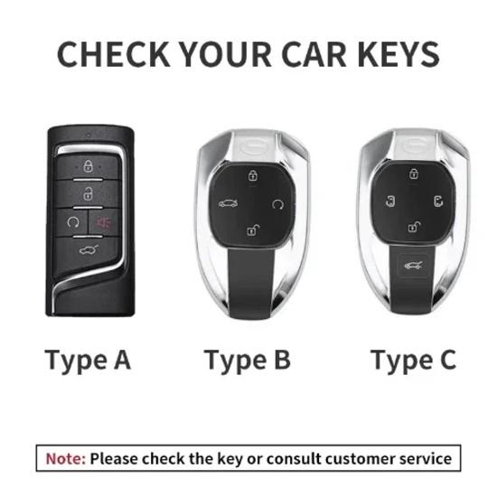 Leather Car Remote Key Case Cover for GAC Trumpchi GS4 GM8 GA3 GA6 SGS7 GA4 GS5 GS3 Legend GS8 Keychain Accessories