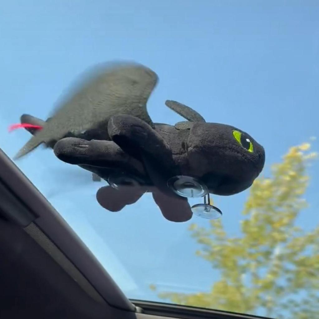 Electric Car Decoration Funny Helmet Accessory Professional Plush 20cm Quick