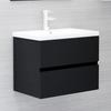 Armoire d'évier avec lavabo intégré  Aggloméré