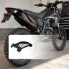 Slotted Motorcycle Rear Brake Disc Guard with Multiple Mounting Openings, Aluminum Body and Smooth Anodized Finish For MC125 MC250 MC250F MC350F