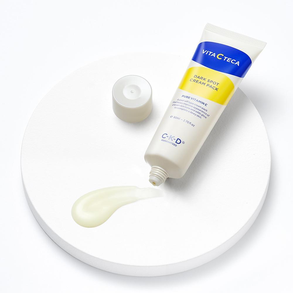 CKD Vita C Teca Blemish Care Cream Pack Set (+Brush) Brightening Hydration 80ml