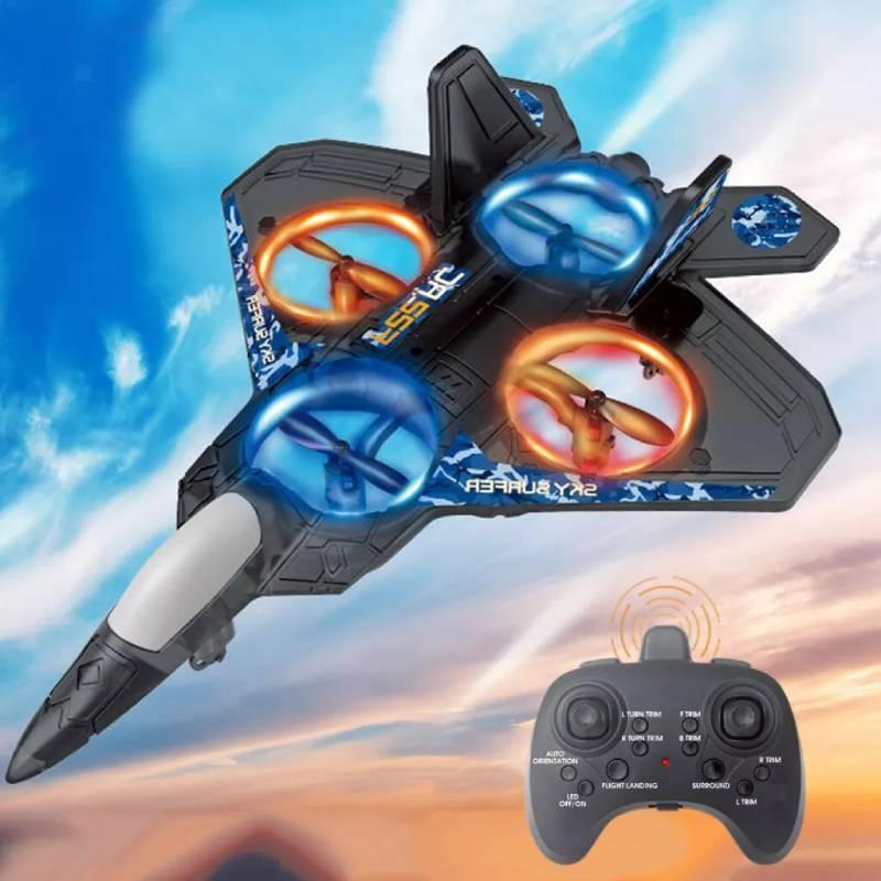6 Channel Rc Aircraft Stunt Radio Control Plane Jet Fighter Ready To Fly Toy