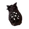 Cast Iron Owl Holders Antique Table Decors Stable Base Hanging Tealight Stand for Centerpieces Top Sale