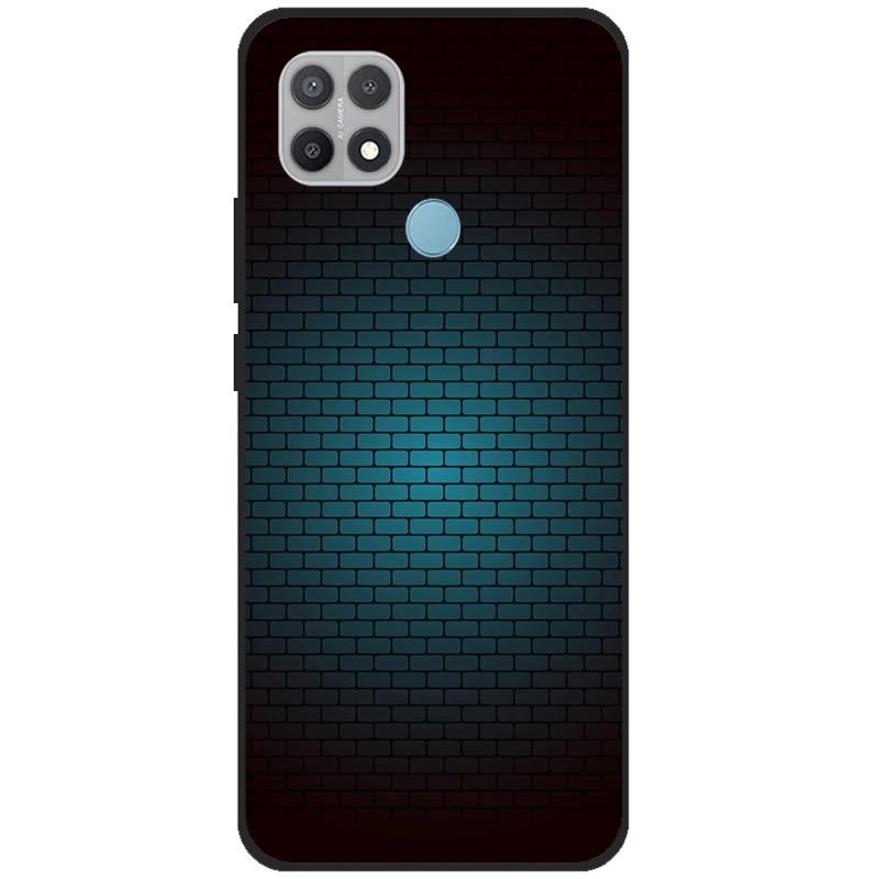 

For OPPO A15 Case OPPO A15s Cover Silicone Stylish Feather Flower Phone Cases For OppoA15 15s A 15 S A15s CPH2185 CPH2179 Bumper OPPO A15s