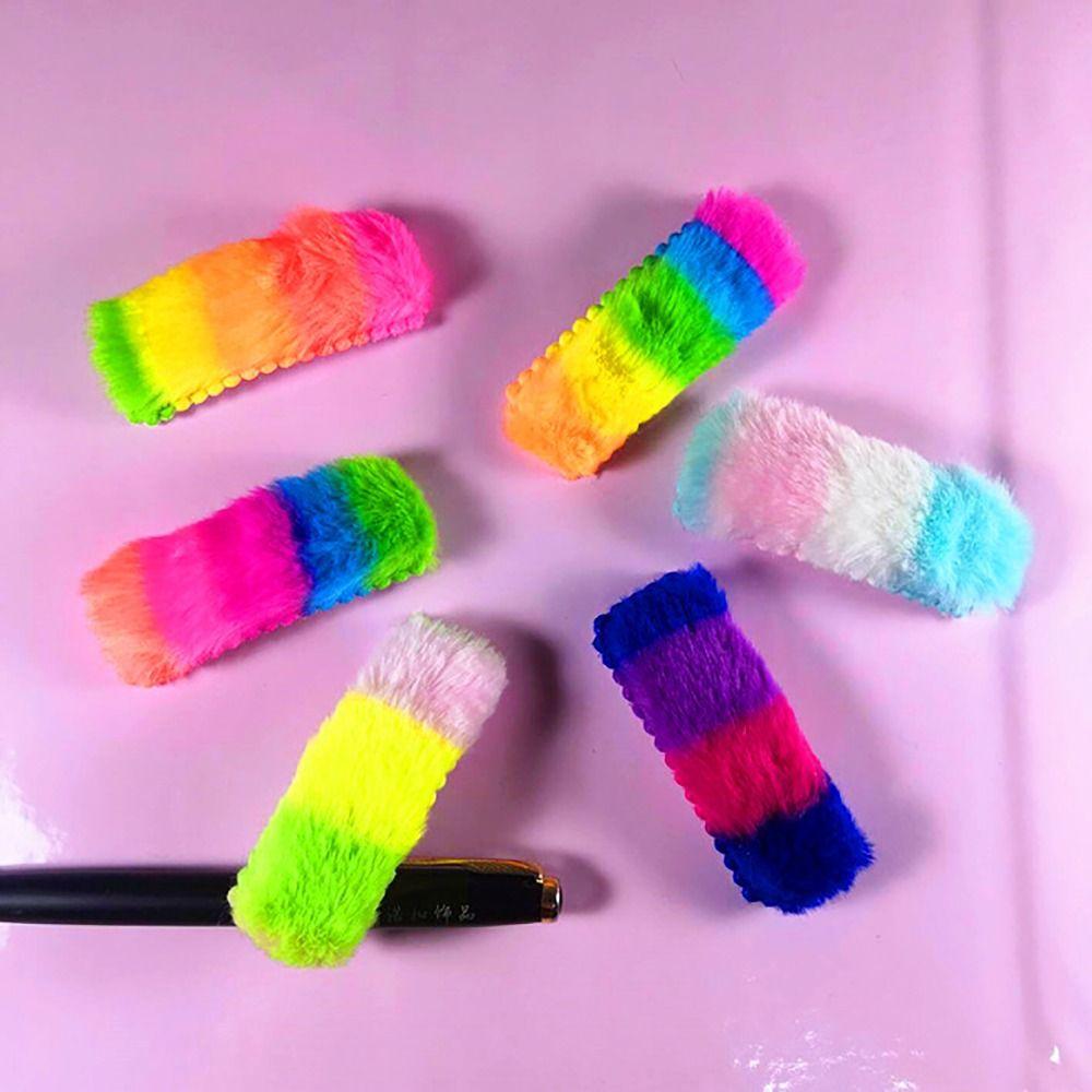 

1PC Trendy Hair Ornament Hair Clips Random Color Sweet Headwear Hairpin INS Style Fluffy Bang Clip Girls