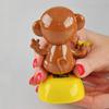 Car Interior Display Solar Toy Doll Dancing Monkey Figure Shaking Head Cat Bobble Head Doll