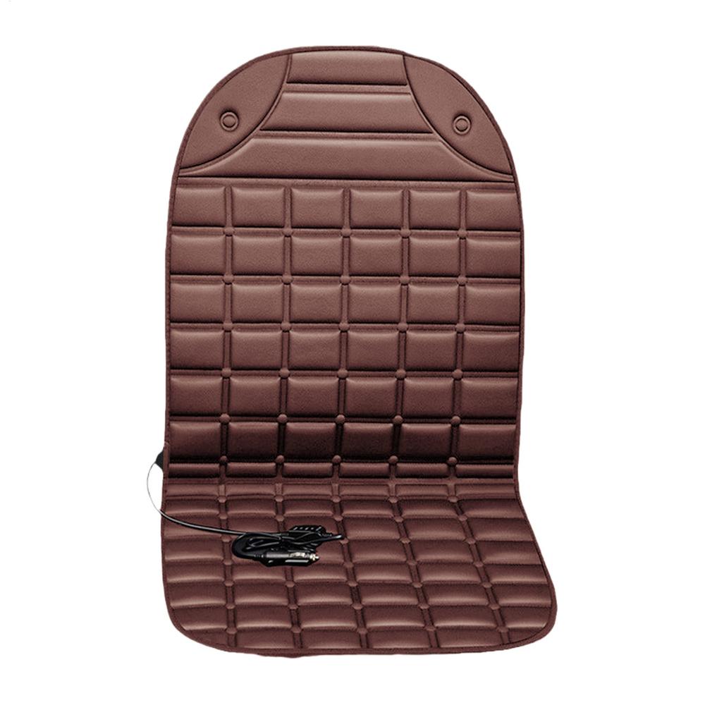 Car Heated Seat Cover 12V Vehicle Winter Supplies Electric Auto Seat Heater For Cars Trucks SUVs RVs Drivers Travelers Winter