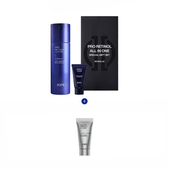 IOPE Men Pro Retinol All-in-One Anti-Wrinkle & Firming Skincare Gift Set 120ml