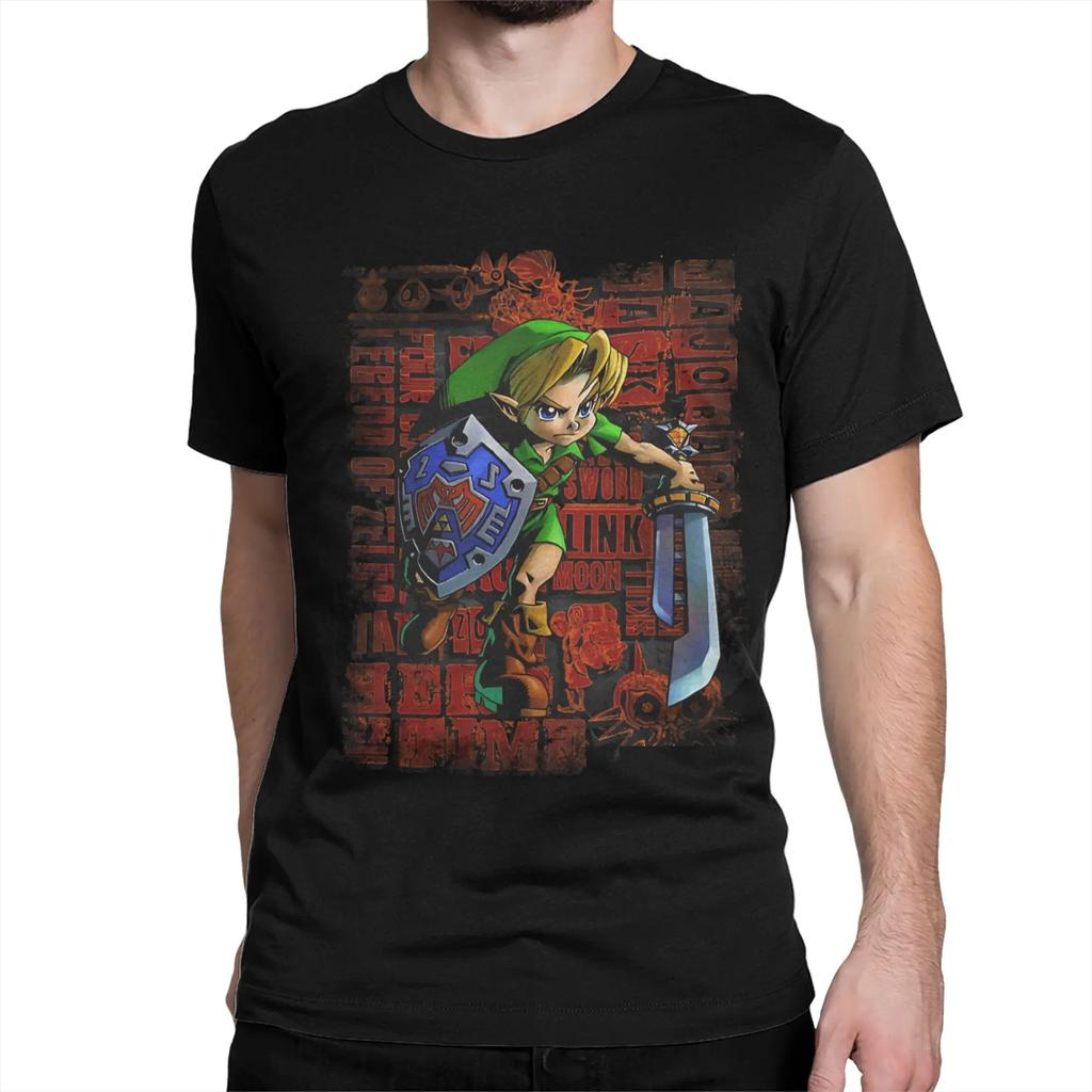 Unisex Unisexs The Wind Waker Link Hero Patch Zeldas Legend T Shirt 100 Cotton Clothing Round Neck Tees Plus Size Tshirts