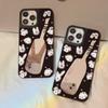 Mirror Phone Case for iPhone 15 11 13 14 for 15 16 Pro Max 12 13 16 Pro Cloud Flower and Animal Cute Style Phone Case