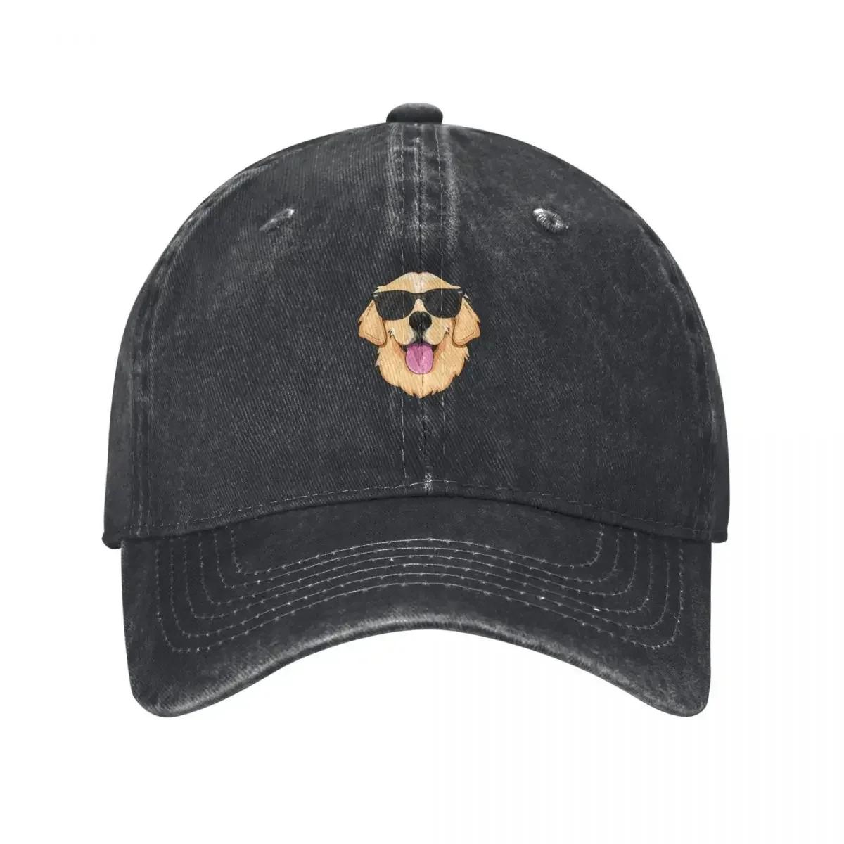 Cool Golden Retriever Baseball Cap Rugby Horse Hat Golf Hat For Girls Unisex s