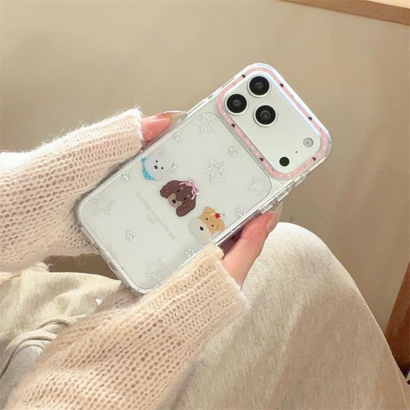 

Korean Star Paw Print Puppy Avatar Phone Case for iPhone 17 Pro Max / 16 Pro Max / 15 / 14 - New Model iPhone 13