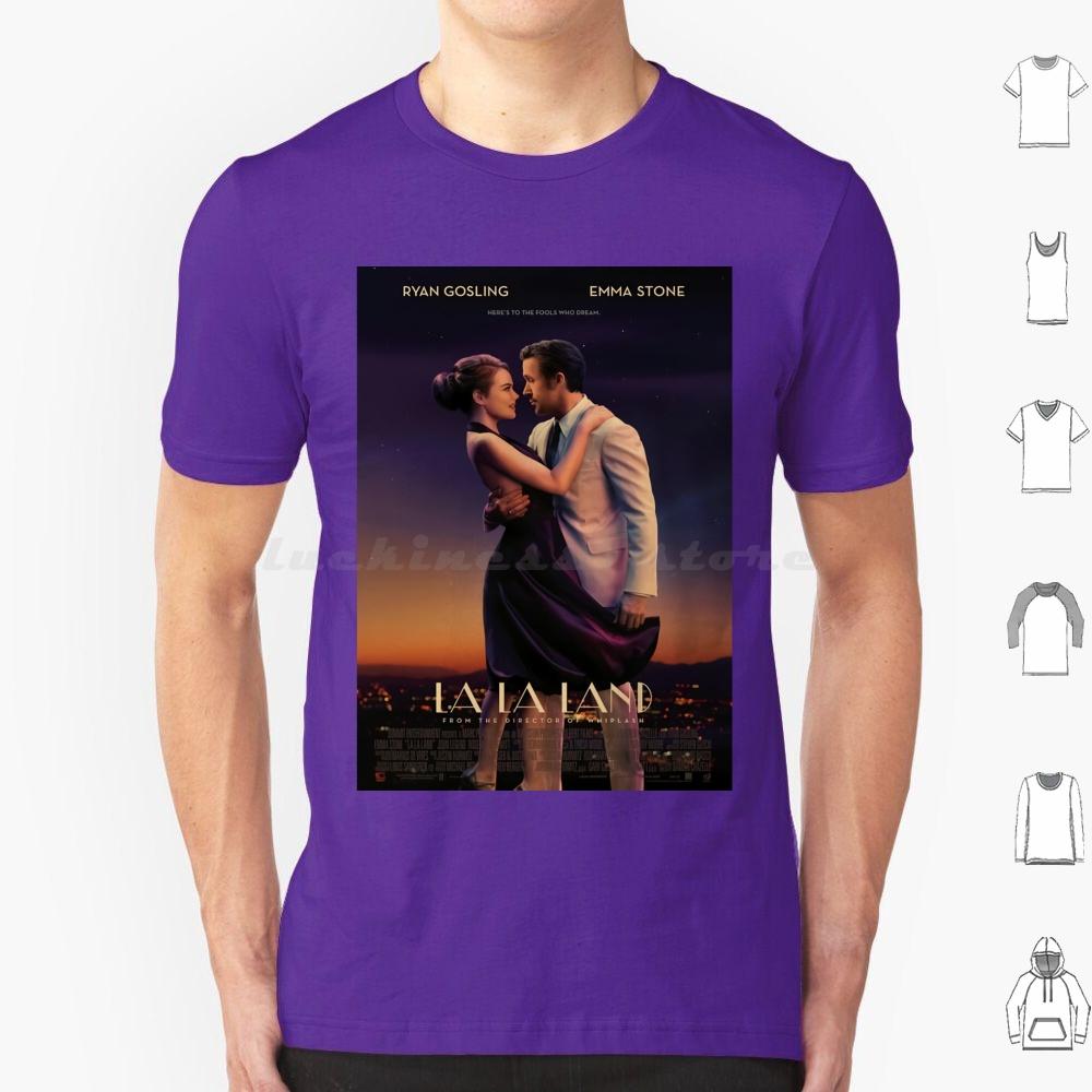 La La Land Movie T Shirt 6xl Cotton Cool Tee Movie Drama Love Romance La La Land Stone Ryan Gosling Film Musical La Movies