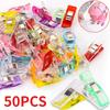 Multipurpose Sewing Clips Colorful Clips Plastic Craft Crocheting Knitting Safety Clips Assorted Color Binding Clips Paper
