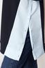 Women's Fashion New Hijab Sweatshirt Navy Blue Woven Piece Knitted Tunic