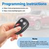 Keyless Entry Car Key Fob Replacement for 2003-2007 Chevy Chevrolet Silverado Tahoe Avalanche Equinox SSR Suburban/GMC Sierra Yukon/Cadillac