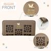 K-PARTS Bebe Dayan Kaleidoscope Round Zipper Long Wallet for Women and Girls, Featuring a Cute Cat Design, Featuring Wachifield Flower Embroidery,