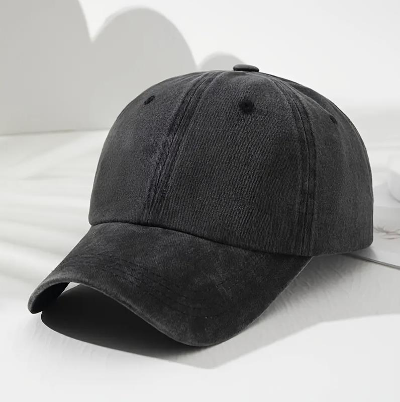 Navy Blue Baseball Cap Men Women Adjustable Cotton Outdoor Sports Hat