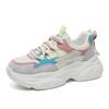 K5010 New Color Matching Women's Shoes  Summer Mesh Breathable Increased Thick Bottom All-Match Casual Daddy Shoes White Shoes