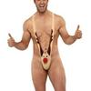 Men's Reindeer Costume Lingerie - Halloween & Christmas Erotic Party Wear