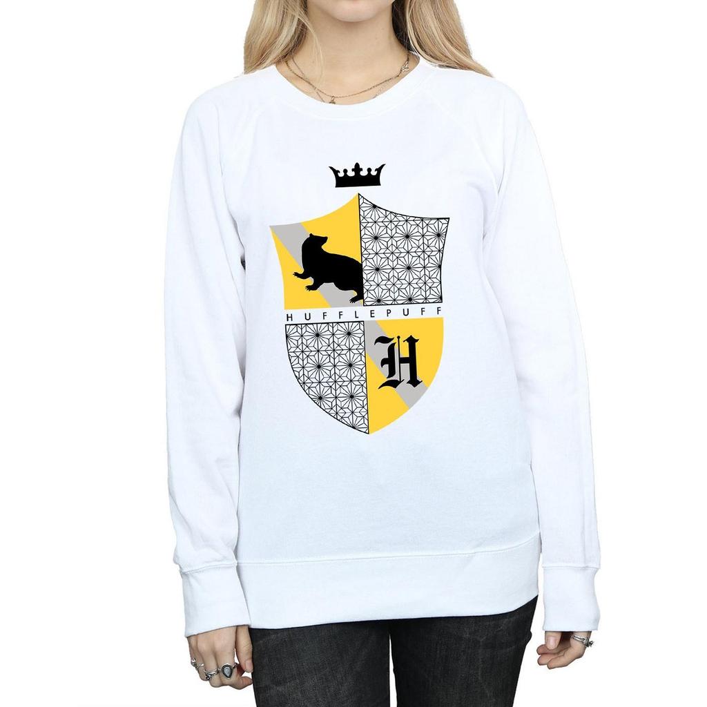 Harry Potter Womens/Ladies Hufflepuff Shield Sweatshirt