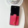 Applicable To Samsung Zflip6 Folding Leather Phone Case Findn3Flip Wristband Flip Xflip Solid Color Hard Case