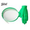 Summer Sun Hat 3D Printed Head-Mounted Visor UV Protection Ergonomic Hands-free Palm Design Wearable Head Mount Shade Cap with Open Frame Breathable