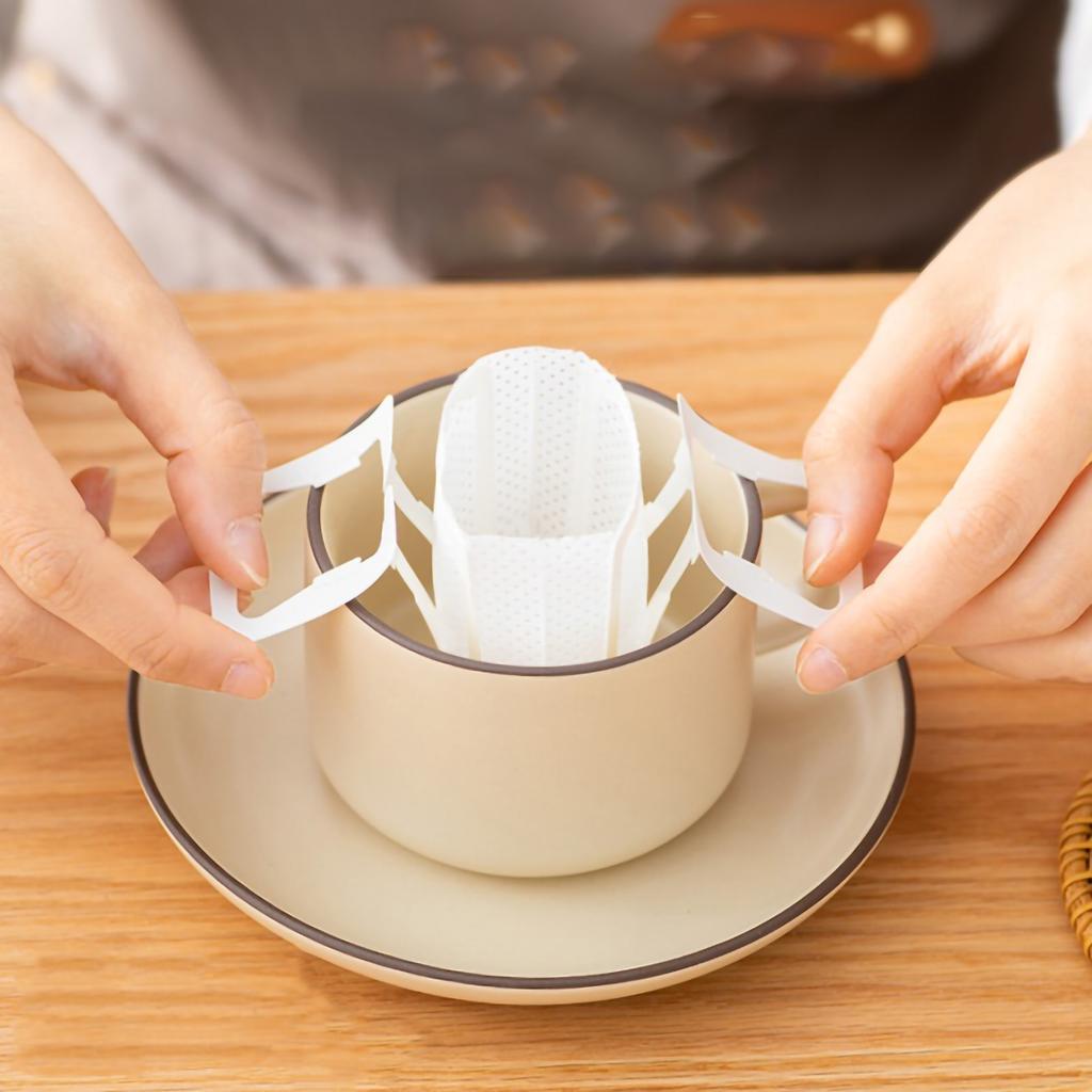 50/100 Pcs Coffee Filter Bags Disposable Drip Coffee Paper Pack Portable Hanging Ear Espresso Coffee Accessories Tea Tool
