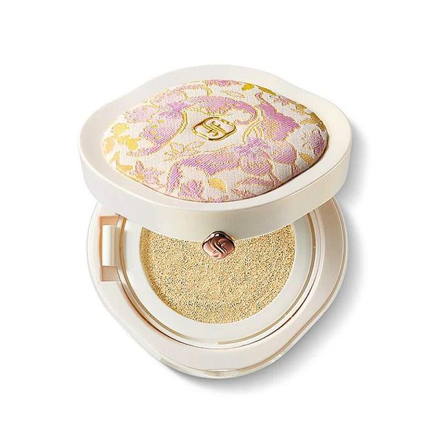 Florasis - Дышащий тональный кушон «Безупречный нефрит» (Брокада Песни Коллекция Престиж) - 6 цветов Natural Radiance / N20 Shimmering Lotus