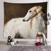 Afghan Hound Cat Tapestry Cute Animal Wall Art Decoration Tapestry Kids Room Decor Living Room Bedroom Dorm Room Home Decor